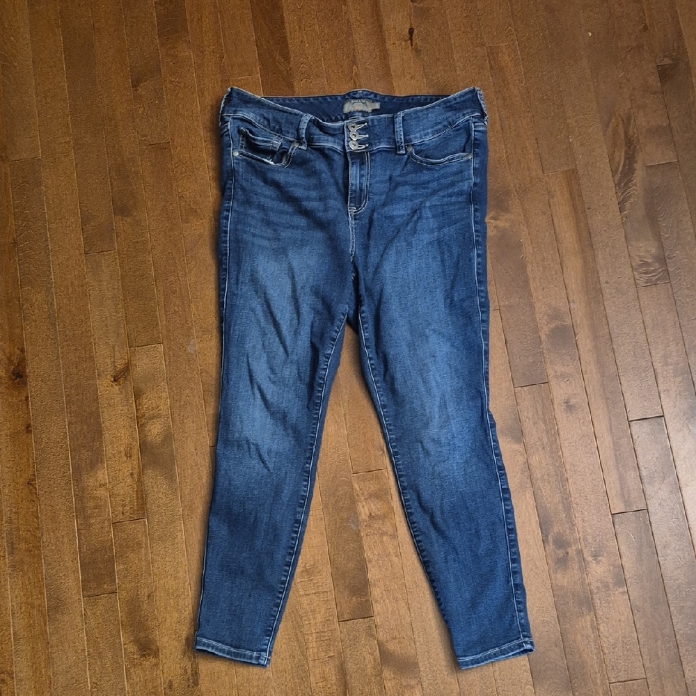 Torrid Blue Skinny Jeans Classic Denim